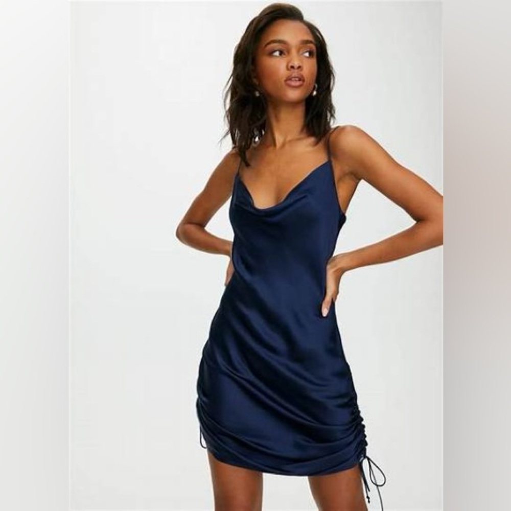 Wilfred Only Slip Dress - Navy